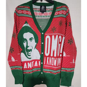 Elf Long Sleeve Sweater" omg! i know him'' men's small